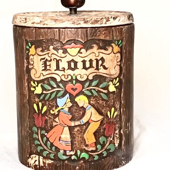 Vintage Flour Storage Contianer - Picture 2 of 8
